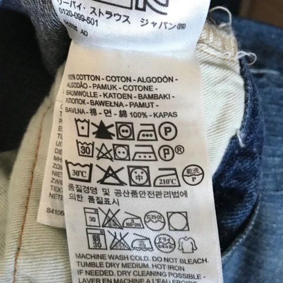 Levi’s Vintage 501xx 1915 Denim Jeans NWT W26 - Picture 10 of 12